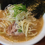 武蔵家 - アゴ塩ラーメン（硬め￥650）のり増し（￥100）4/18/2016