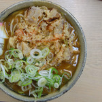 うどんのいなや - カレーむぎ+かき揚げ、ねぎ