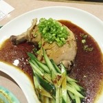 串カツもつ鍋日本酒 串丸 - 中華風骨付き鶏モモ♪