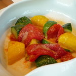 Benoit Alain Ducasse - 3種類のズッキーニとトマトがたっぷり☆