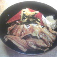 うを徳 - 穴子のどんぶり