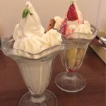 ミルク&パフェ よつ葉ホワイトコージ 札幌パセオ店 - 