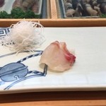 たる善 - 鯛の昆布〆