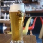 エヌ1221 - 生ビールもあるので遠慮なく頼んでみよう♪(^o^)/