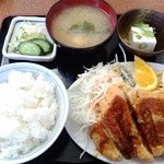 一富士食堂 - チキンカツ定食 790円(税込)