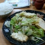 嘉手納そば - 豆腐チャンプルー