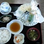 Sakura - 天ぷら定食：８８０円（税込）【２０１６年３月撮影】