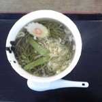 Sakura - 茶そば：６２０円（税込）【２０１６年３月撮影】