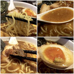 49969382 - 麺は細麺ストレート
                      チャーシュー大きめ
                      玉子はベルガモットの香り