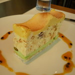 Benoit Alain Ducasse - ピスタチオとパッションフルーツのヌガーグラッセ☆
