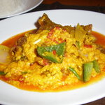 ジャスミンタイ - ソフトシェルクラブのカレー炒め