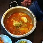 예지분식 - キムチチゲ（鍋バージョン）