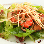 Amaruru - 海老と茸の温製サラダ