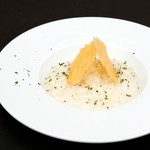 simple cheese risotto