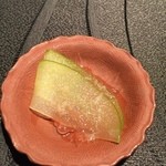 龍吟 - しょうが、ではなくて「青リンゴ」のガリなんですよ！