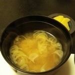 季節料理　ととや - あさりの味噌汁