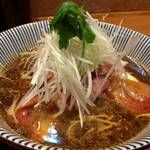 寿製麺 よしかわ - 春の鰤そば。