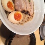 めんや 参○伍 - 味玉チャーシューつけ麺