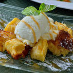 炭火イタリアン CARBO - 【熱々】 フレンチトースト バニラアイス添え