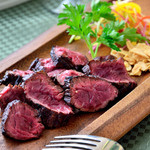 炭火イタリアン CARBO - 【炭火焼き】 ハラミステーキ ガーリック＆オニオンソルト