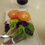 AIR FRANCE Lounge - 何度もおかわりした、サラダ