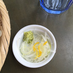 NISHIann cafe - 薬味…ネギ、柚子、わさび