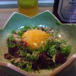 赤兎馬 - 鯨のユッケ（絶品！）