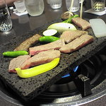 福寿館 本館レストラン - 富士の岩盤焼き