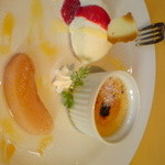 Bisutoro Kimura - ランチのデザート