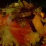 呑気放亭 - いかとまぐろのビビンバ風丼