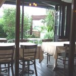 メゾン ドゥ アッシュ - 店内からテラスを