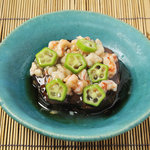 日本料理 とくを - 京野菜、賀茂なす海老そぼろあんかけ