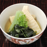 日本料理 とくを - 春の風物詩、若竹煮