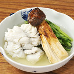 日本料理 とくを - 鱧と松茸のしゃぶしゃぶ