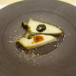 あま木 - 2016.04 蒸し鮑、奥は肝のたれ