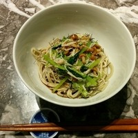 宗胡 - 冷製のきのこ蕎麦