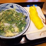 丸亀製麺 - おろし醤油(並)と、いか天