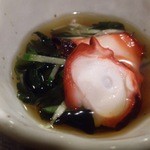 無限 - お通し、たこ