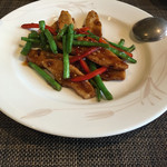 施家菜 - 豚肉とインゲンの炒め物
