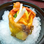 日本料理 対い鶴 - ホヤがお上品な姿に♪