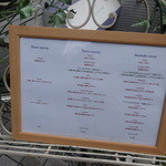 グリーチネ - 店頭メニュー