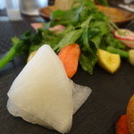 グリーチネ - 前菜盛り合わせ：三浦大根のマリネ