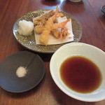 蕎麦 たじま - 巻き海老天ぷら　1290円