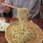 蕎麦 たじま - もりそば　蕎麦は細め