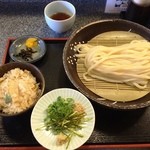 はまもと - 筍ごはん定食（冷たいうどん）