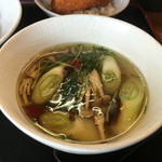 麺創 なな家 - 2016年４月
      サクラ印のシシ南蛮つけ麺
      塩わさびバージョン