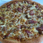 Pizza Hut - めちゃマヨ・ミートLサイズのアップです。(2016年4月)