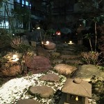 仙や - 手入れをしたという、裏にある庭園！