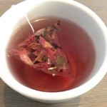 天王寺ロバート テラス＆肉炉端 - 桜のお茶がおいし～❤(｡☌ᴗ☌｡)