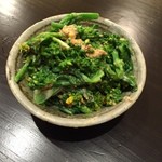 食堂 おがわ - 菜の花の胡麻和え